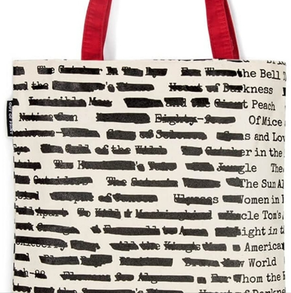 NWOT Out of Print Banned Books Teacher Tote